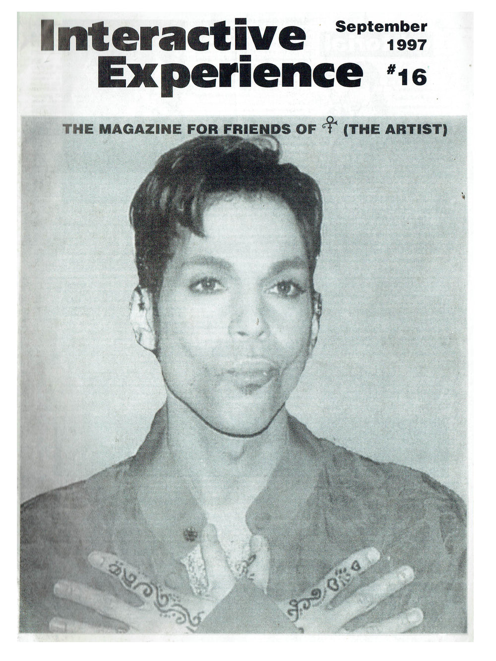 Prince – Interactive Experience Prince Fanzine Publication Issue 16 September 1997