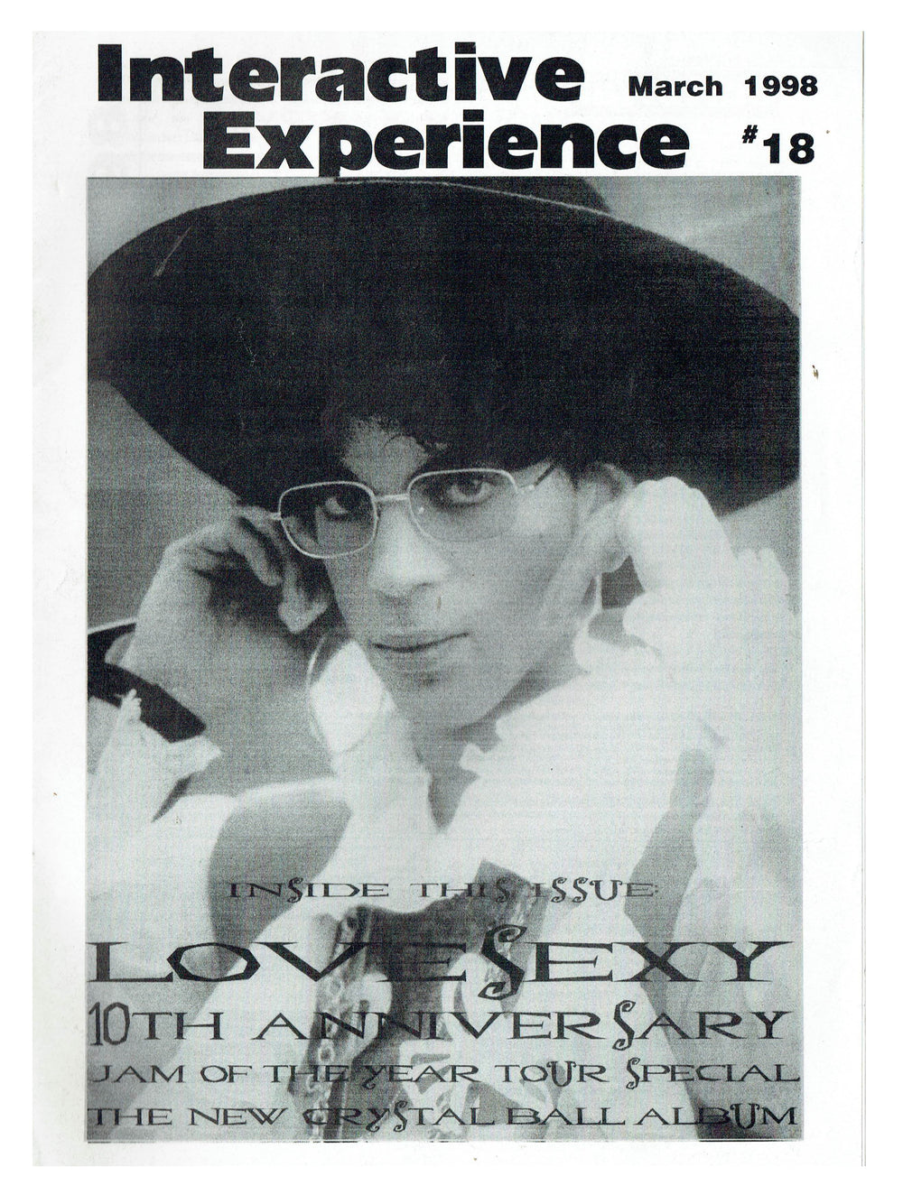 Prince – Interactive Experience Prince Fanzine Publication Issue 18 March 1998
