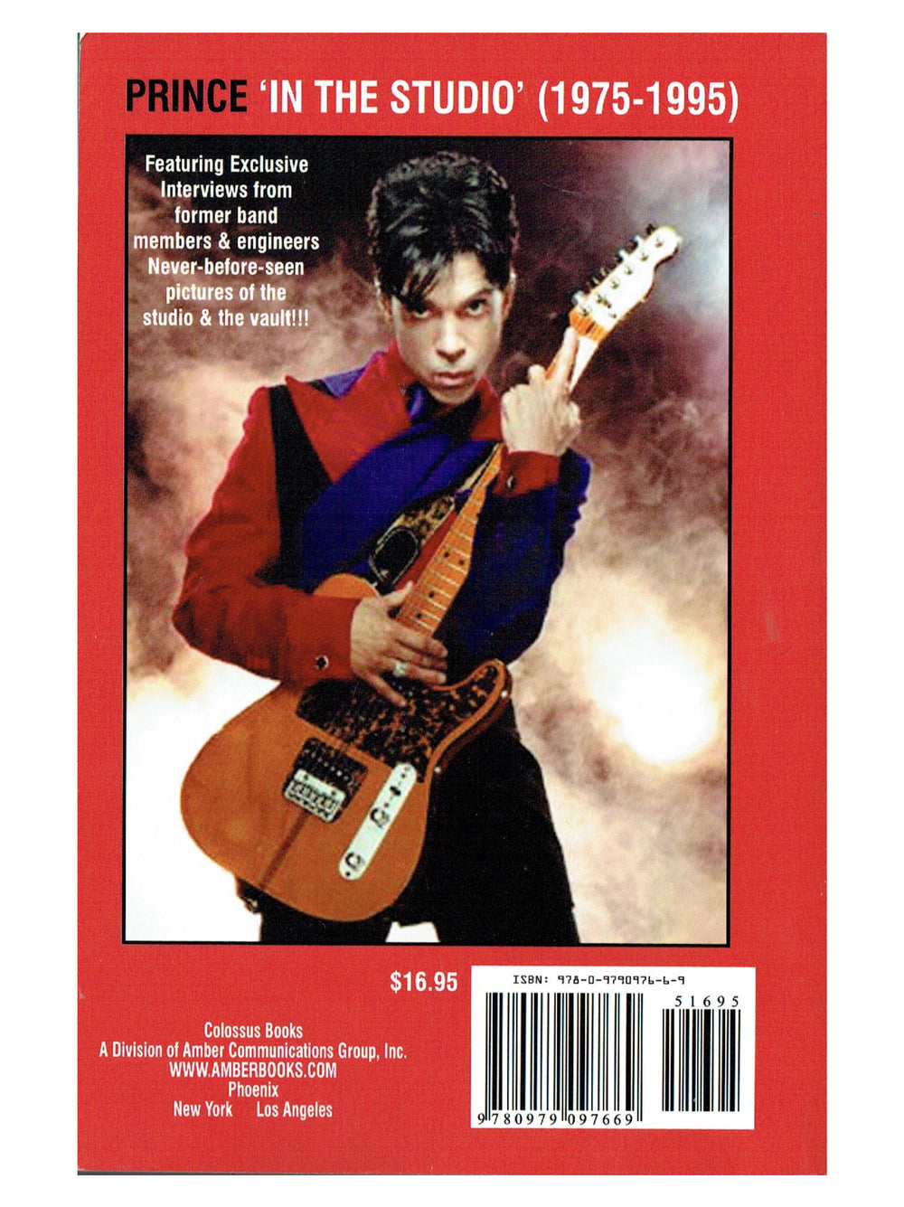 Prince – In The Studio Volume One 1975 - 1995 Soft Backed Book Jake Brown