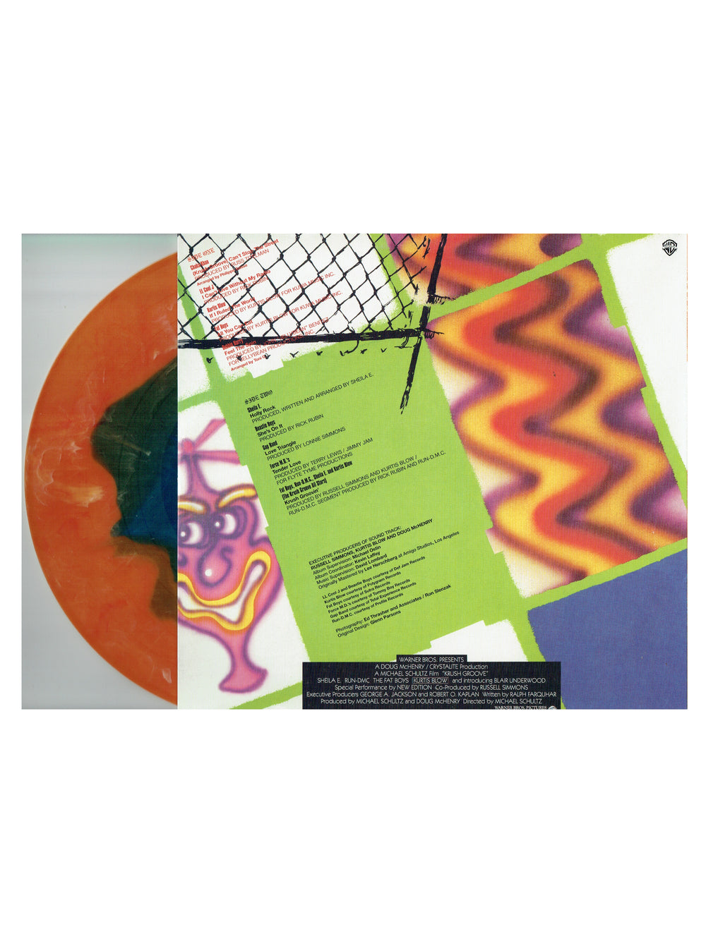 Prince – Krush Groove OST Sheila E Orange Vinyl 12 Inch Album Re Press Prince