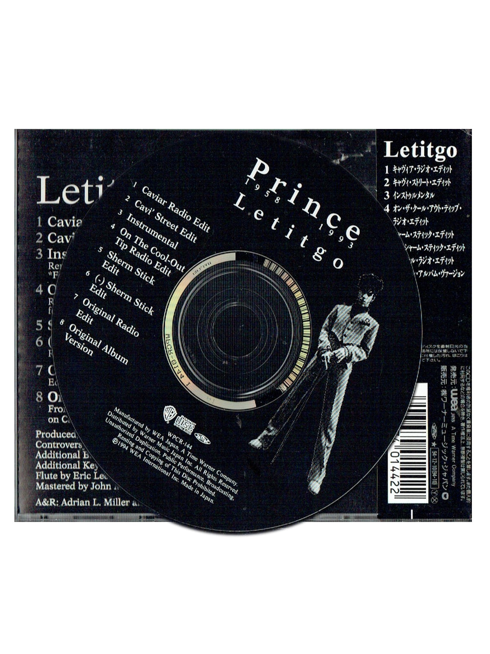 Prince – Letitgo Maxi CD Single 1994 Original JAPAN Release 8 Tracks With OBI