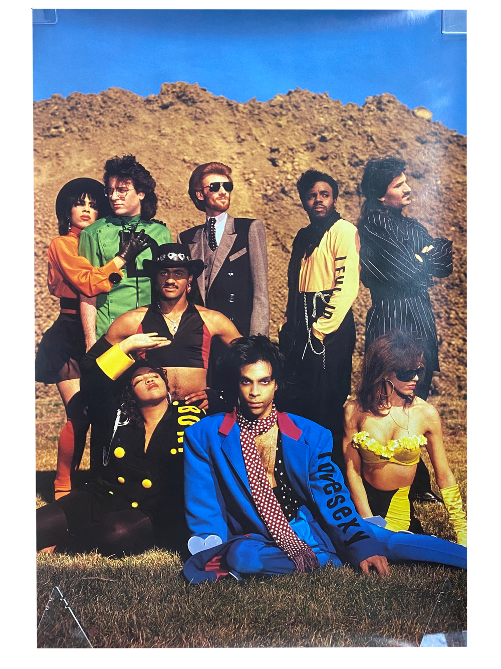 Prince – Official Tour Poster Lovesexy Band '88  EX CONDITION