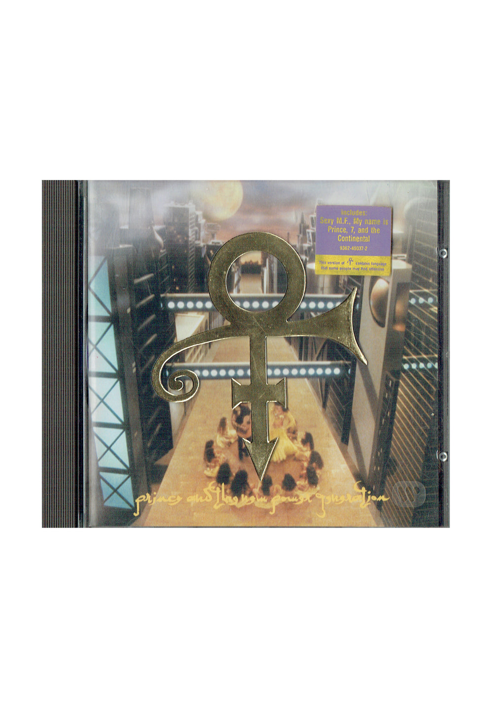 Prince – O(+> Love Symbol Etched Symbol Case CD Album 1992 Hype Sticker & BRIT AWARDS