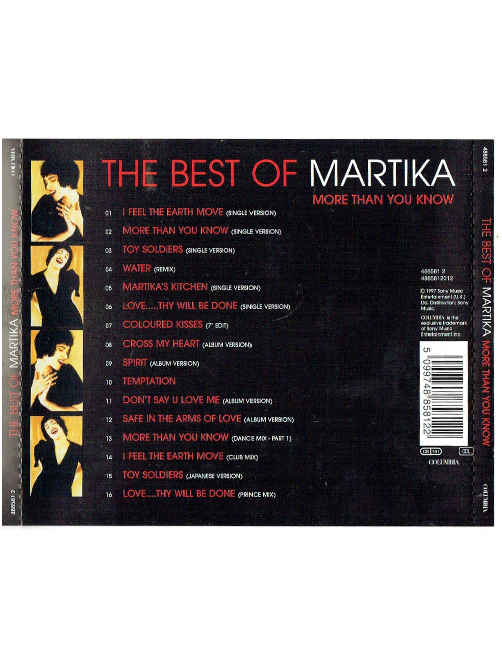 Prince – Martika The Best Of CD Album UK 1997 Release Inc Prince Mix