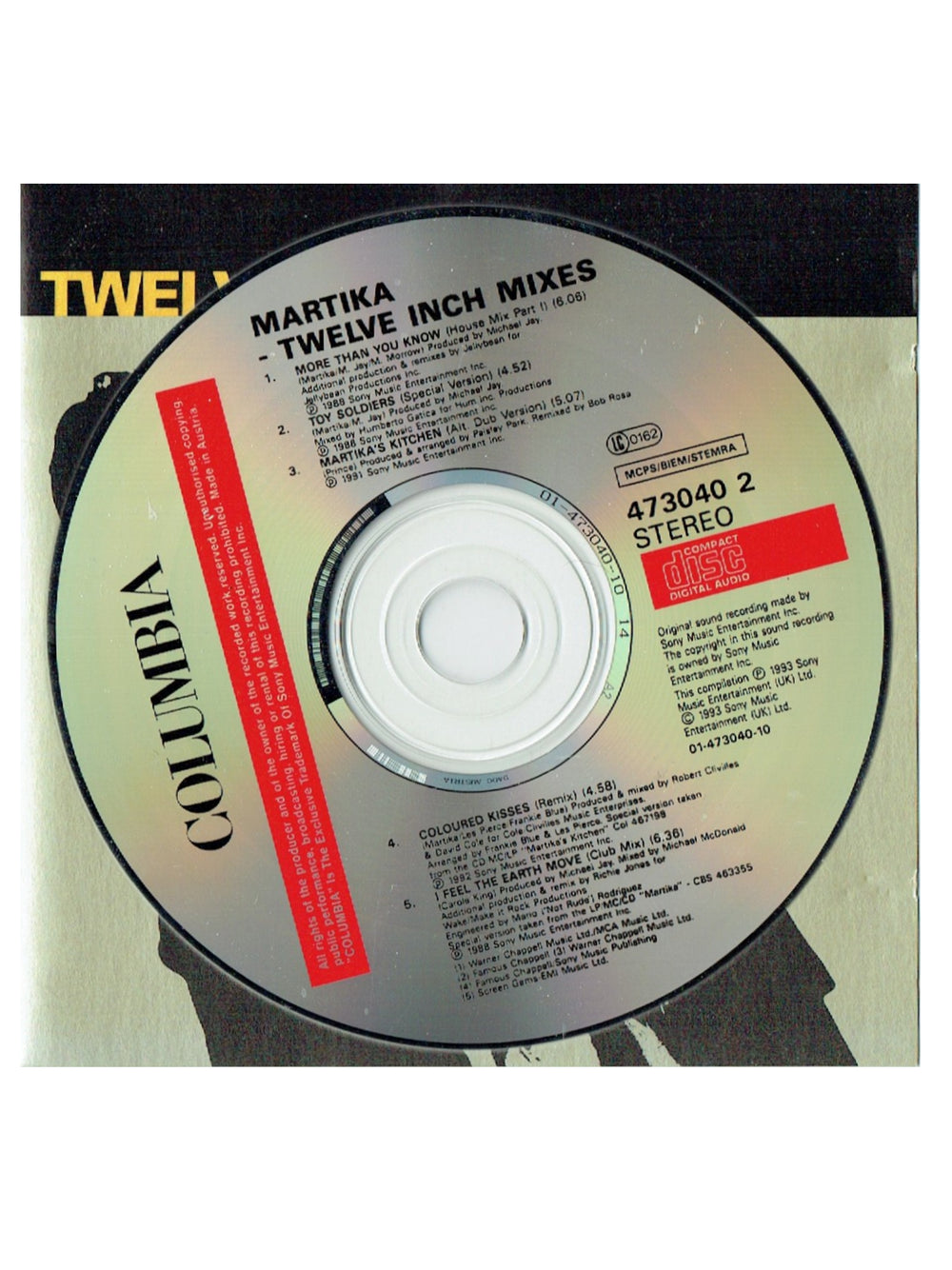 Prince – Martika Twelve Inch Mixes CD Album Prince