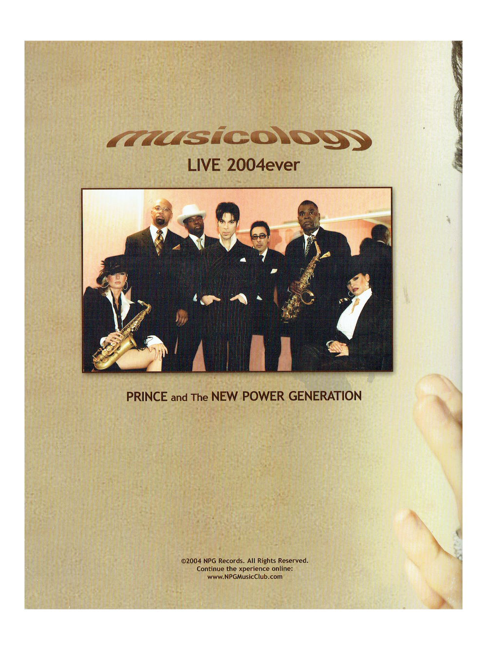 Prince – Musicology Official 2004EVER Tour Book Original