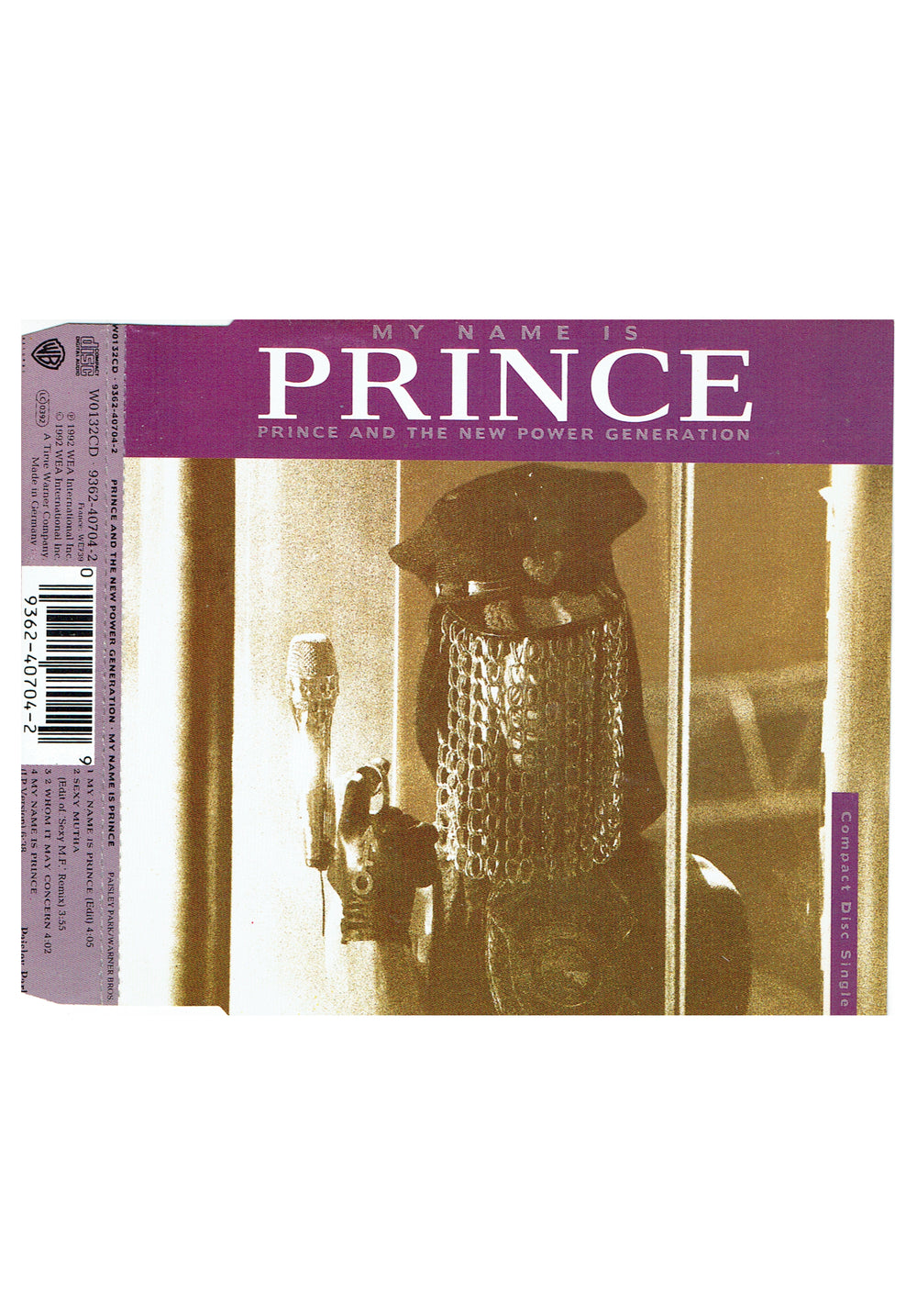 Prince – & The New Power Generation – My Name Is Prince CD Single UK Preloved: 1992