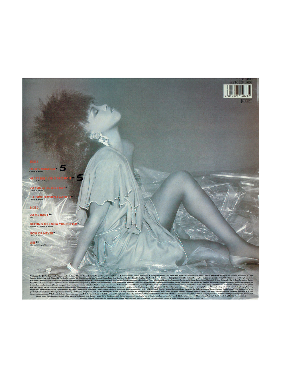 Melisa Morgan Do Me Baby Vinyl Album 1986 Original Release Prince SMS
