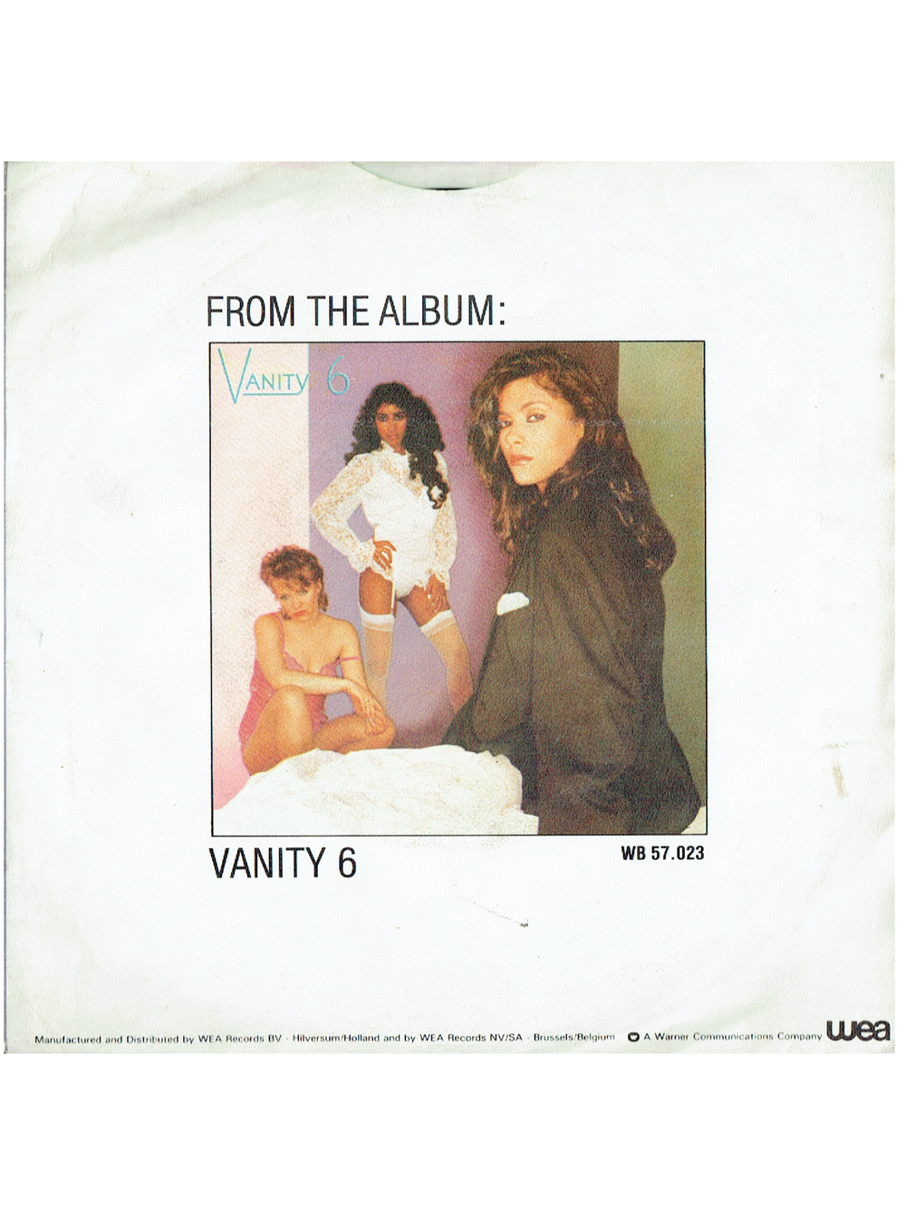 Prince – Vanity 6 Nasty Girl 7 Inch Vinyl Single Belgium Release Prince