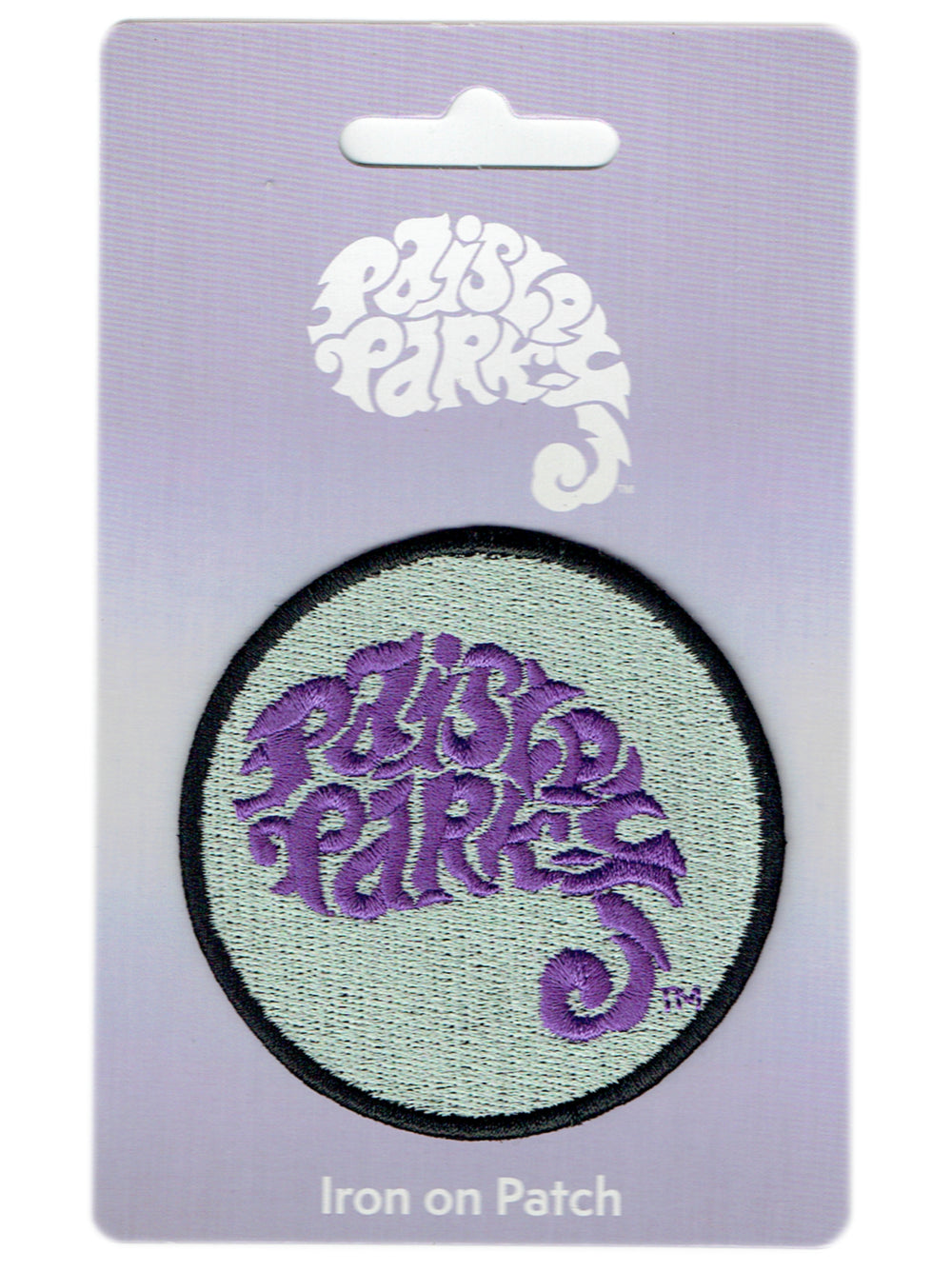 Prince Official Paisley Park Iron On Patch Brand New Logo Round