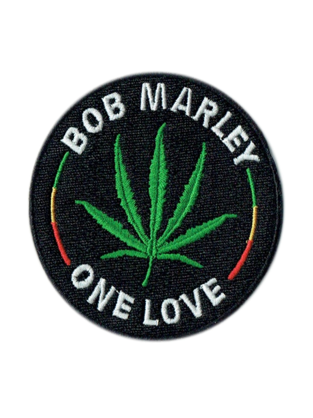 Bob Marley One Love Leaf Official Woven Patch Brand New