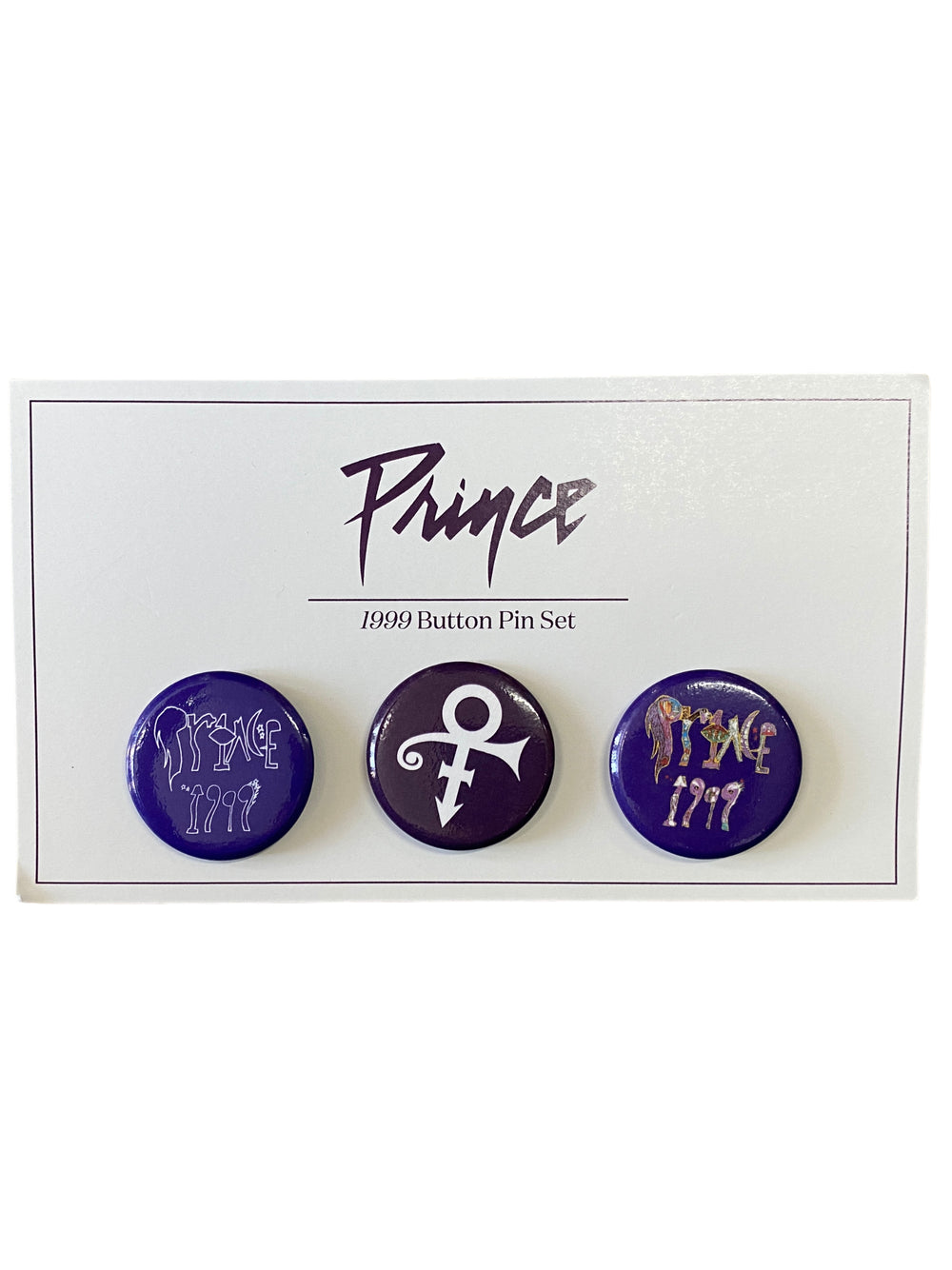 Prince – Official Estate Button  Badge Pack Brand New 1999 Love Symbol