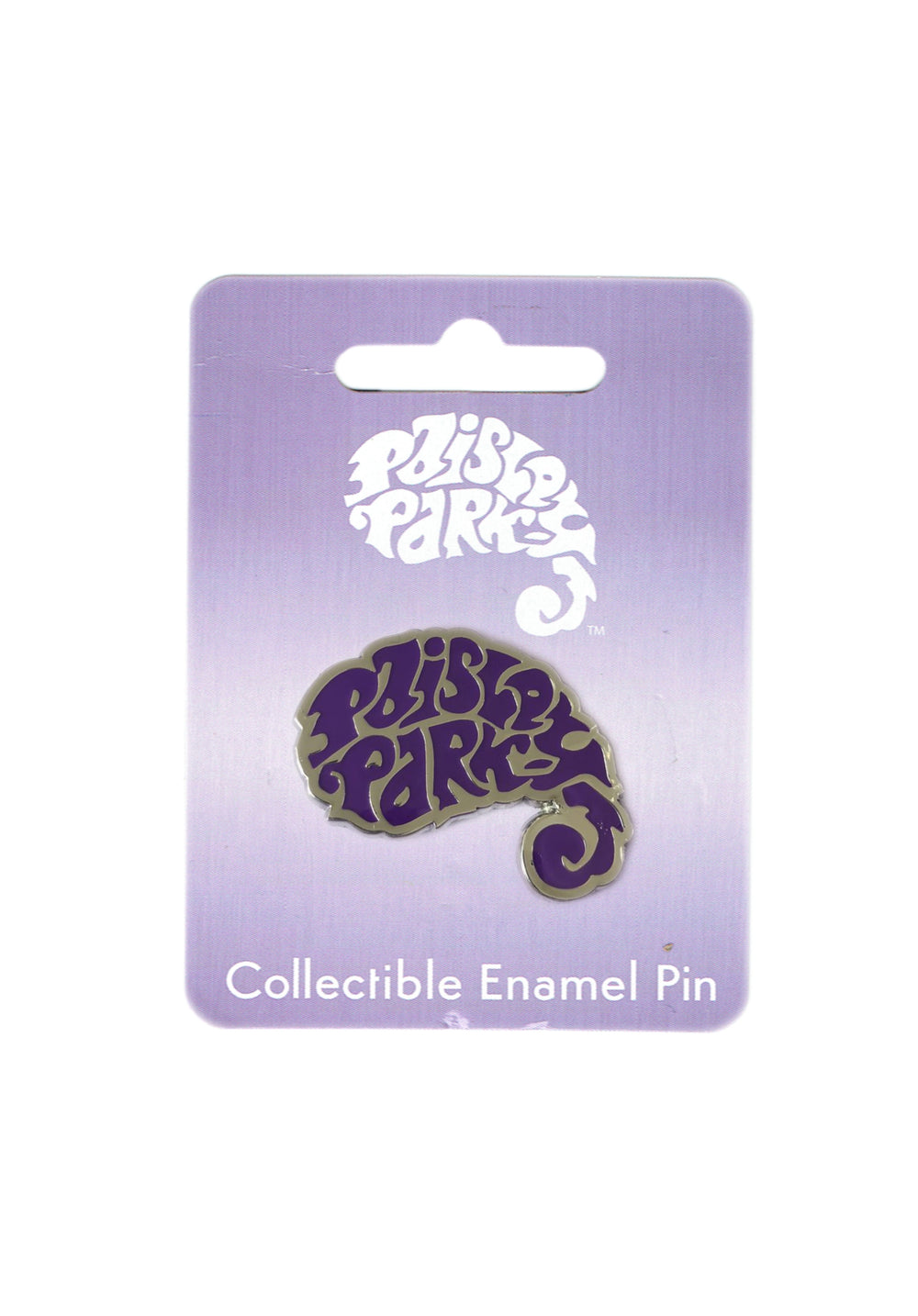 Prince Official Paisley Park Enamel Pin Brand New Paisley Shaped