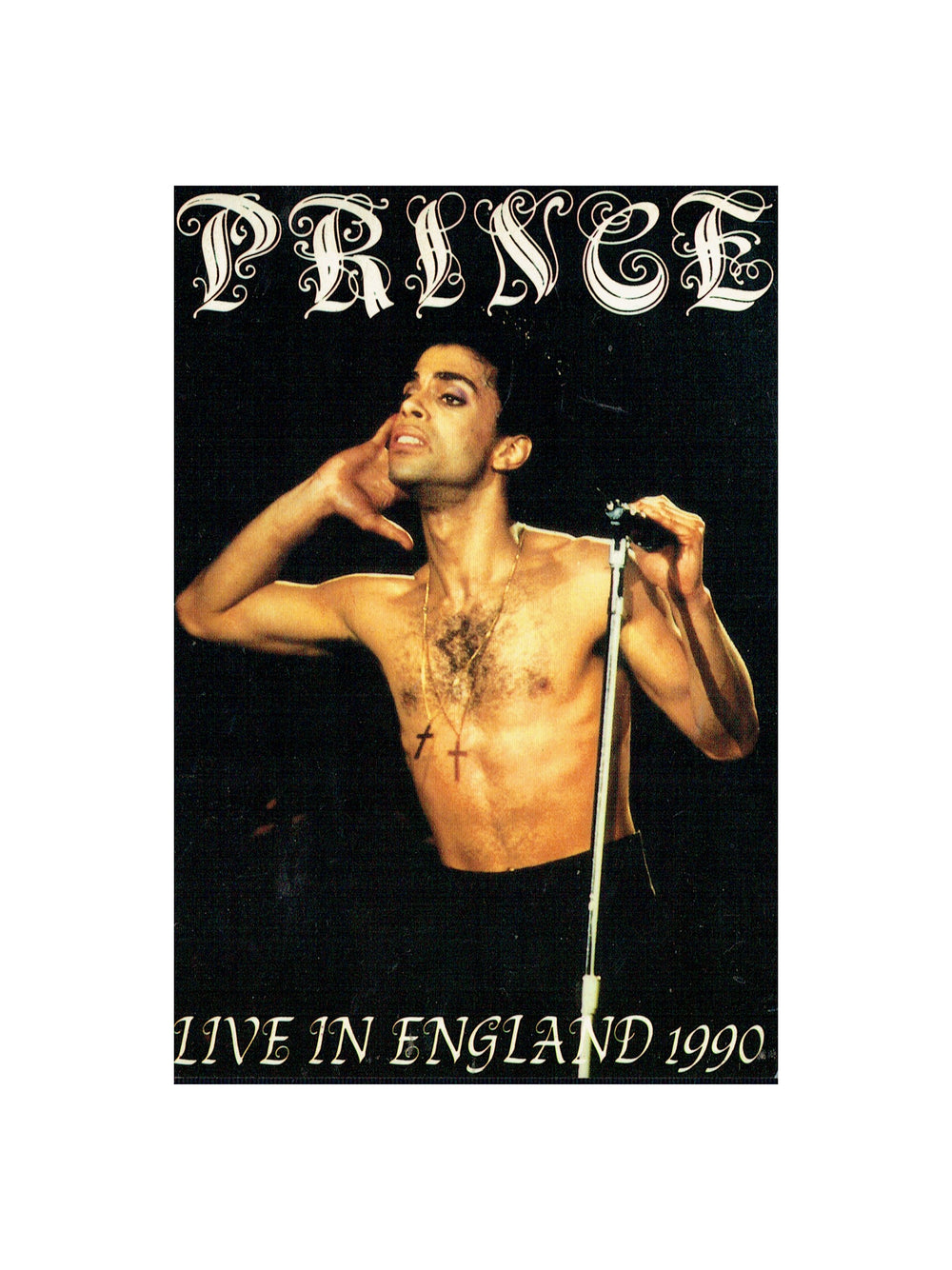 Prince Postcard Original Printed In England Live 1990
