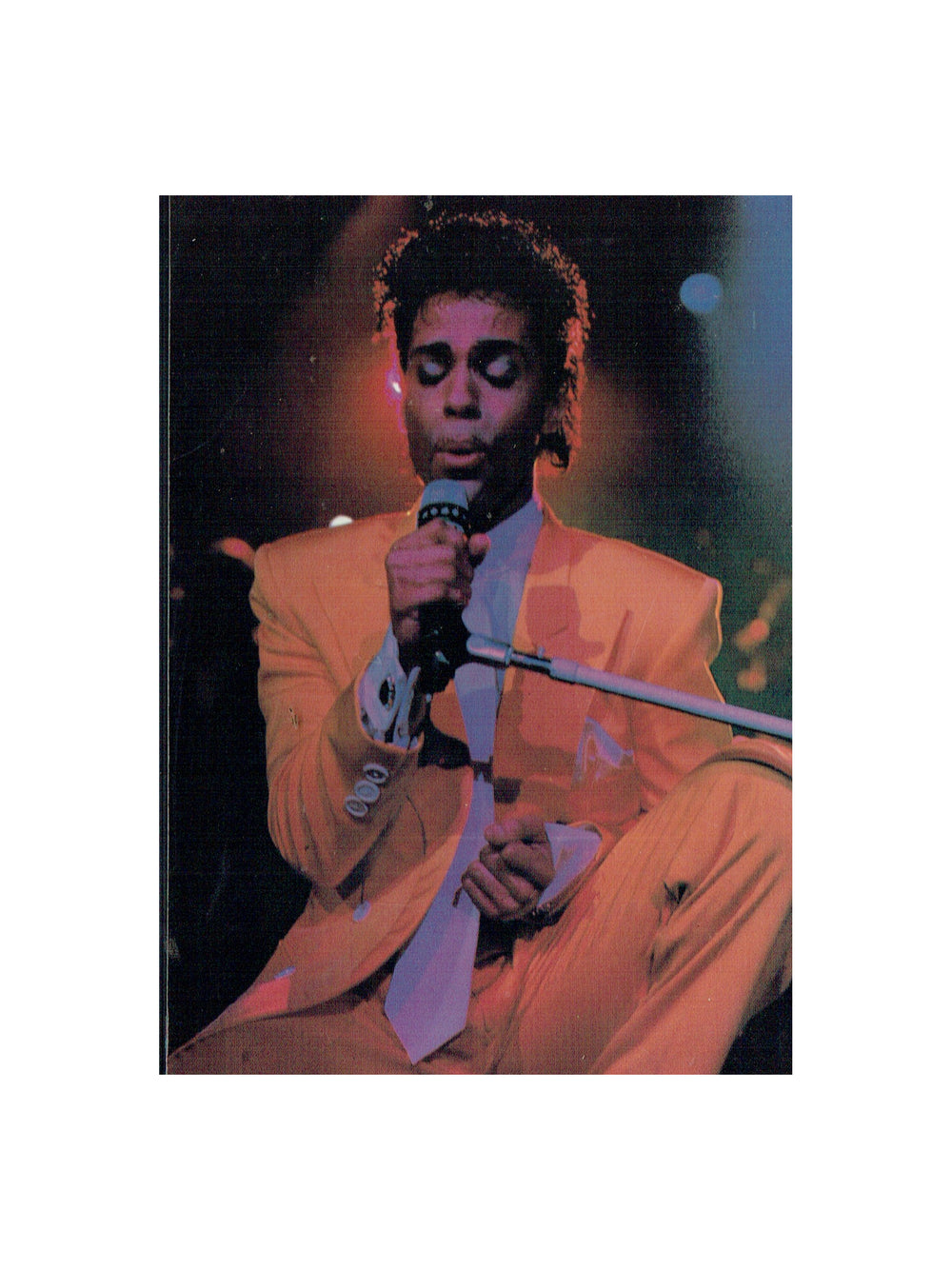 Prince – Postcard Original Printed In France Parade Yellow Suit