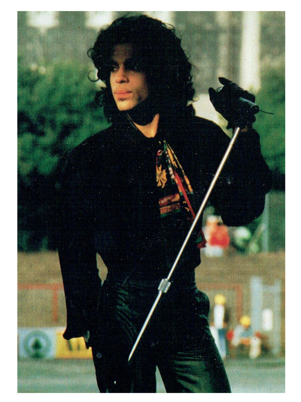Prince Postcard Original Printed In England Microphone