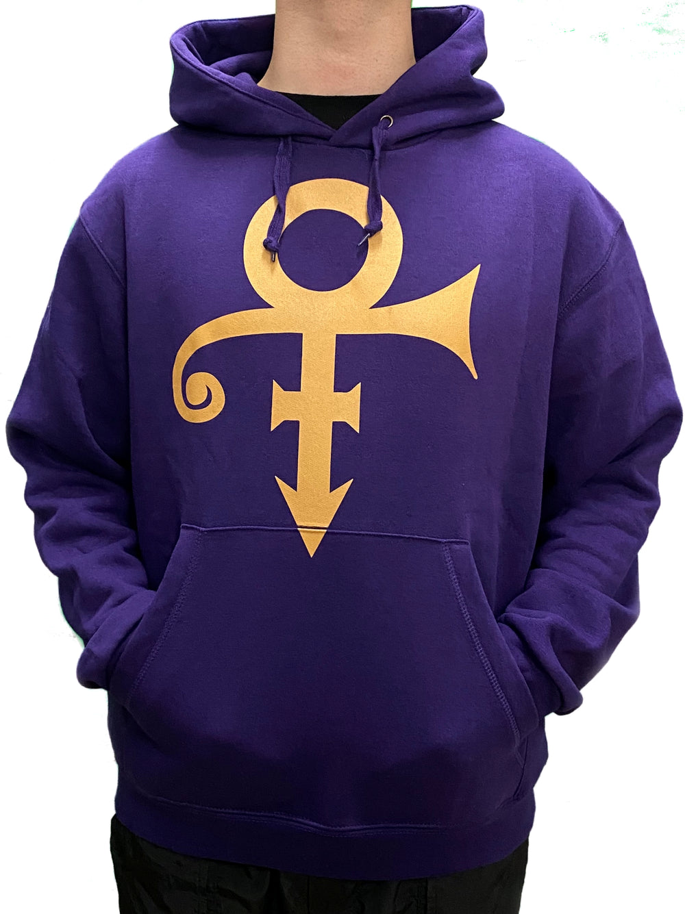 Prince – Love Symbol Unisex Official Bravado Purple Hoodie NEW