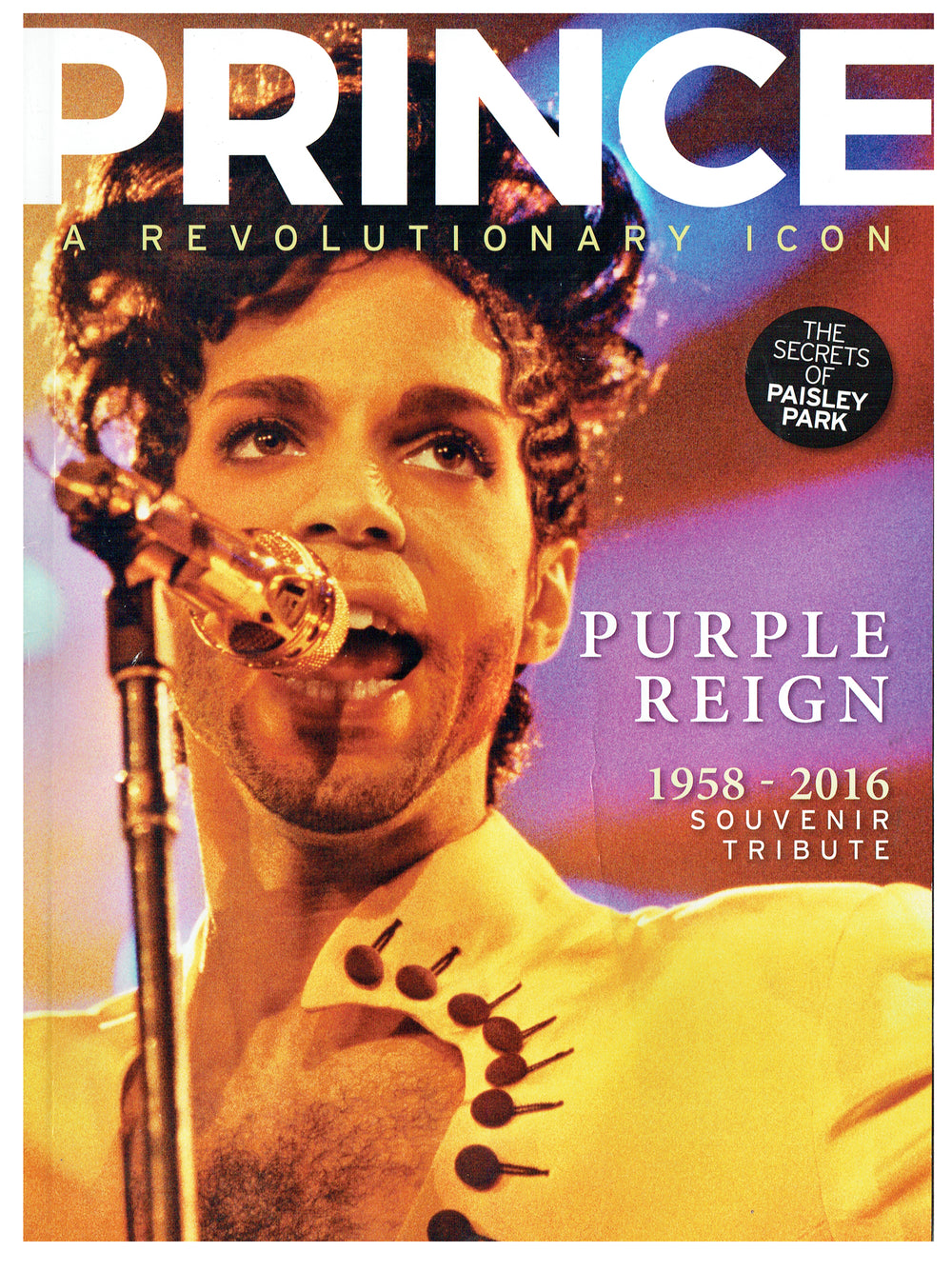 Prince – Revolutionary ICON Special Magazine 80 Pages All Prince Preloved: 2016