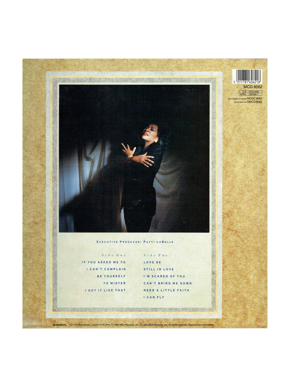 Prince – Patti Labelle Be Yourself CD Album 1989 Release MCA Prince