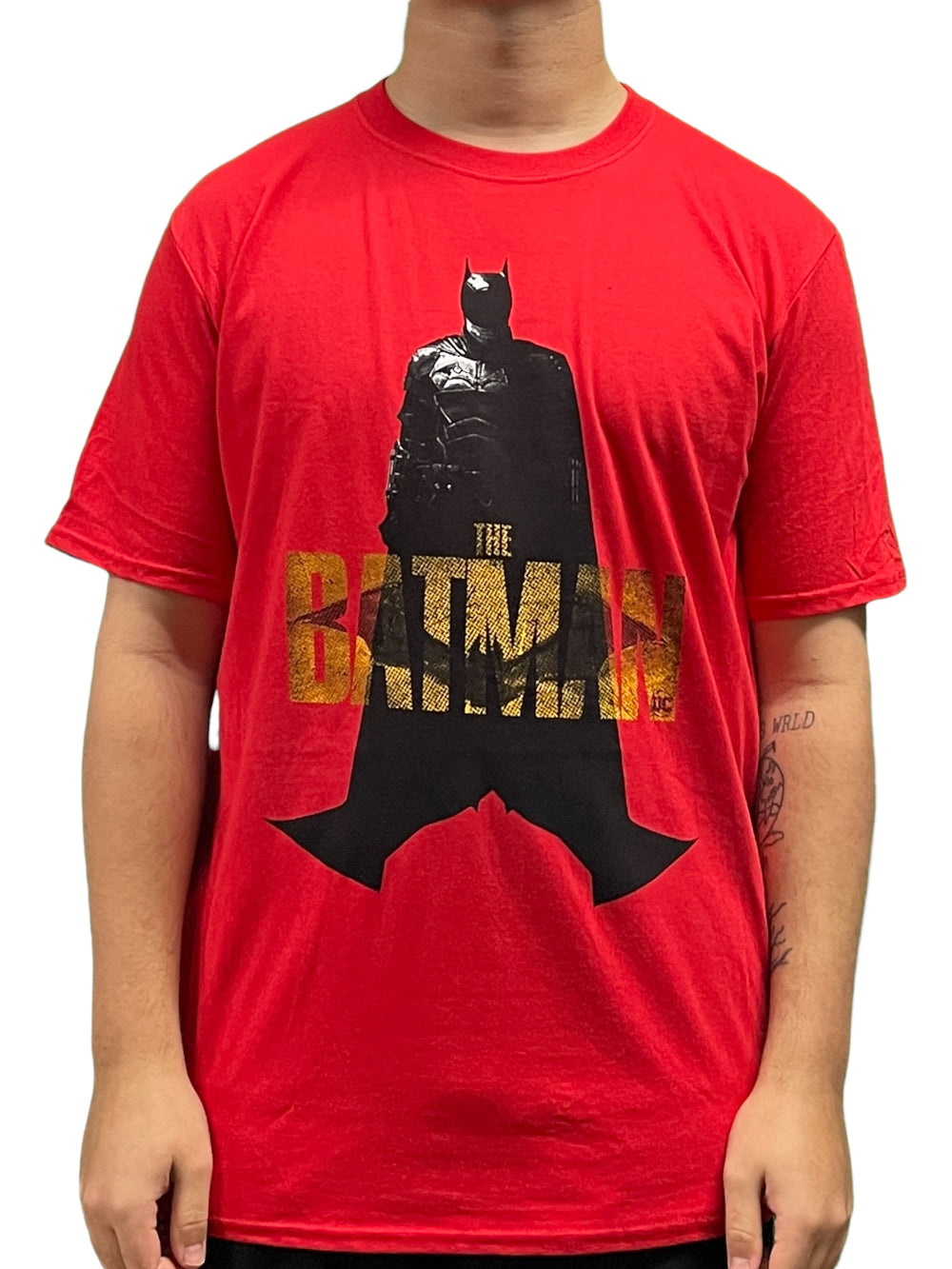 Batman The 2022 Yellow Text Unisex Official T Shirt Brand New Various Sizes