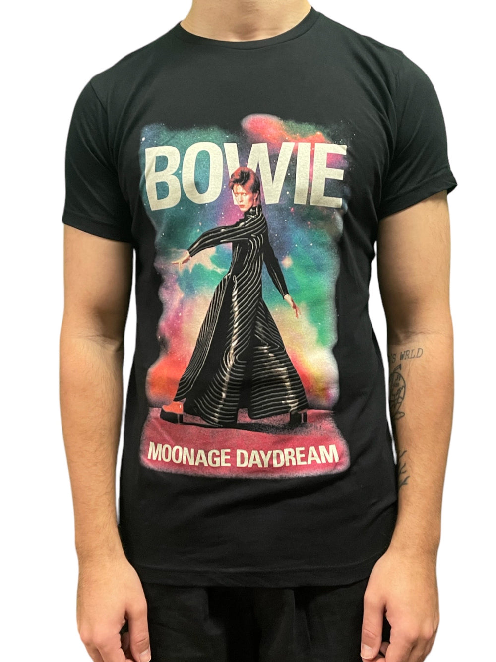David Bowie - Moonage Daydream 11 Fade Official Unisex T Shirt Brand New Various Sizes