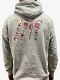 Prince – 1999 LIGHT GREY Official Unisex Hoodie Front & Back Printed NEW