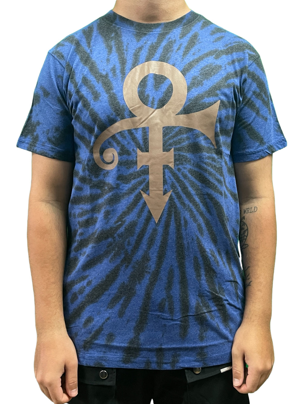 Prince – Gold Love Symbol Dip Dye Design Unisex T-Shirt Various Sizes NEW