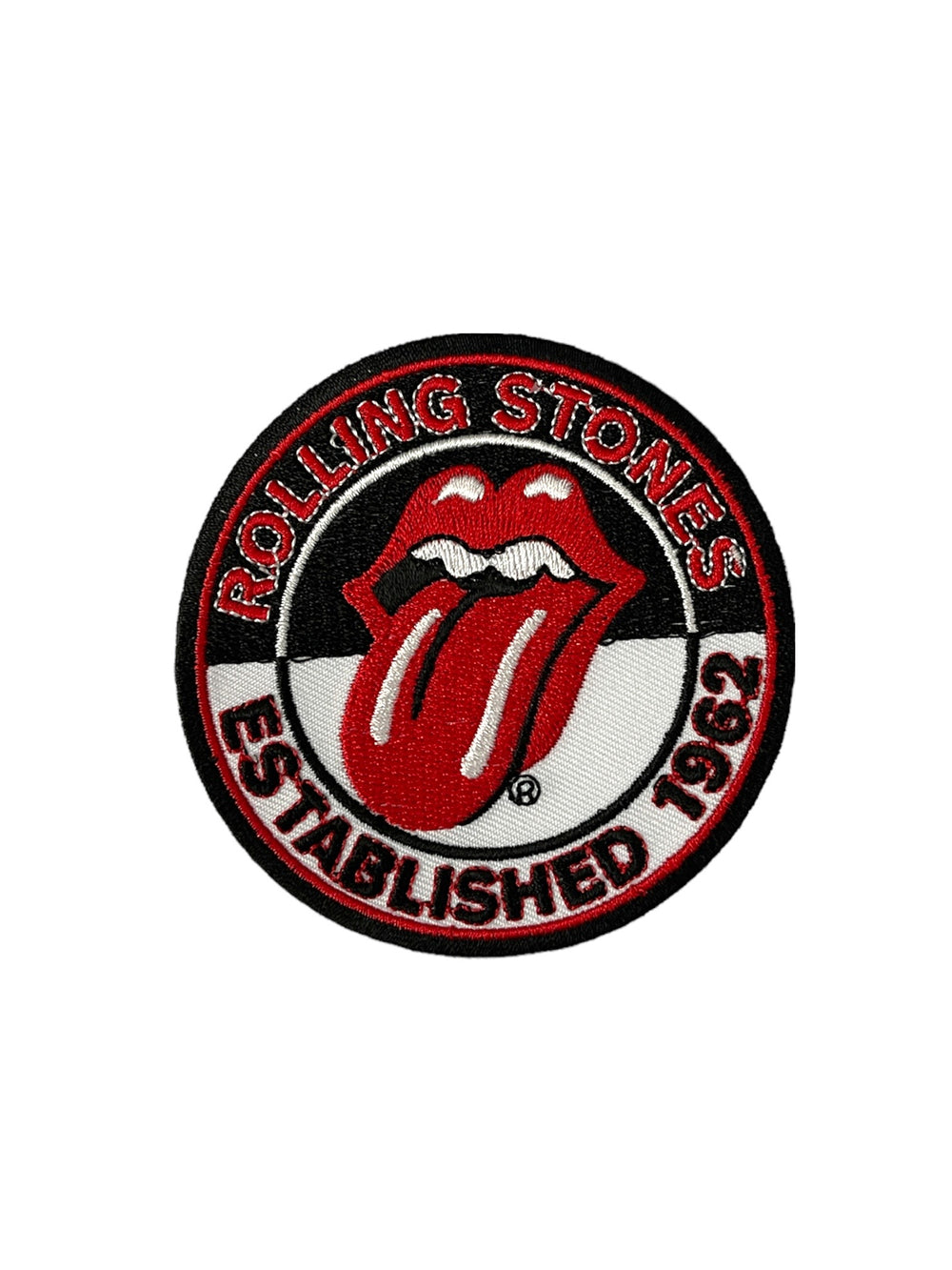 Rolling Stones The Established 1962 Version 1 Official Woven Patch Brand New
