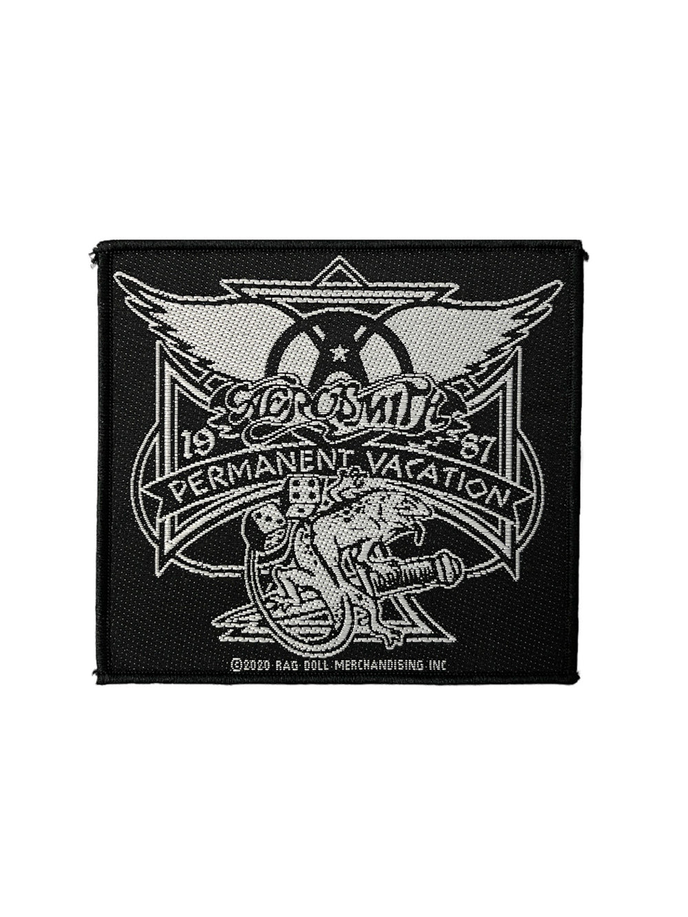Aerosmith Permanent Vacation Woven Patch Brand New