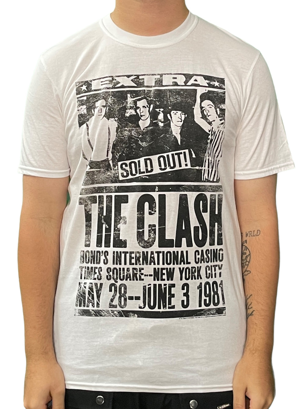 Clash The Bonds Live Official Unisex T Shirt Brand New Various Sizes