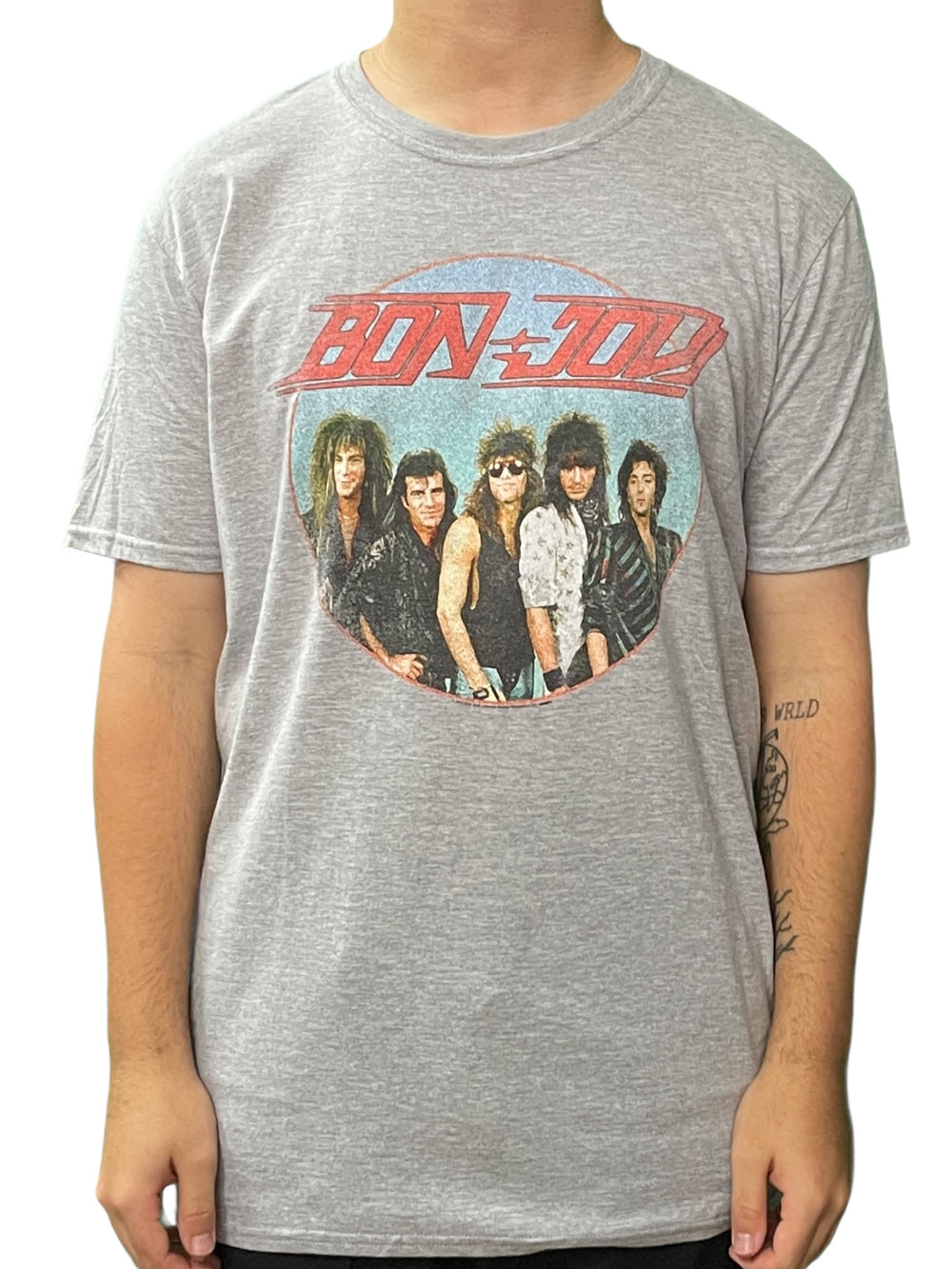 Bon Jovi Heavy Wash Official Unisex T Shirt Brand New Various Sizes