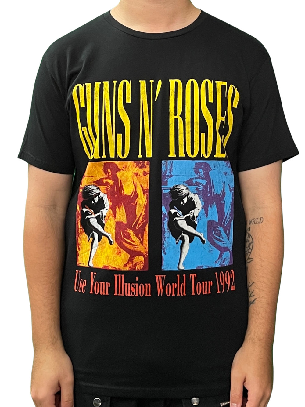 Guns N' Roses - UYI  World Tour (Back Print) Official Unisex T Shirt Various Sizes NEW