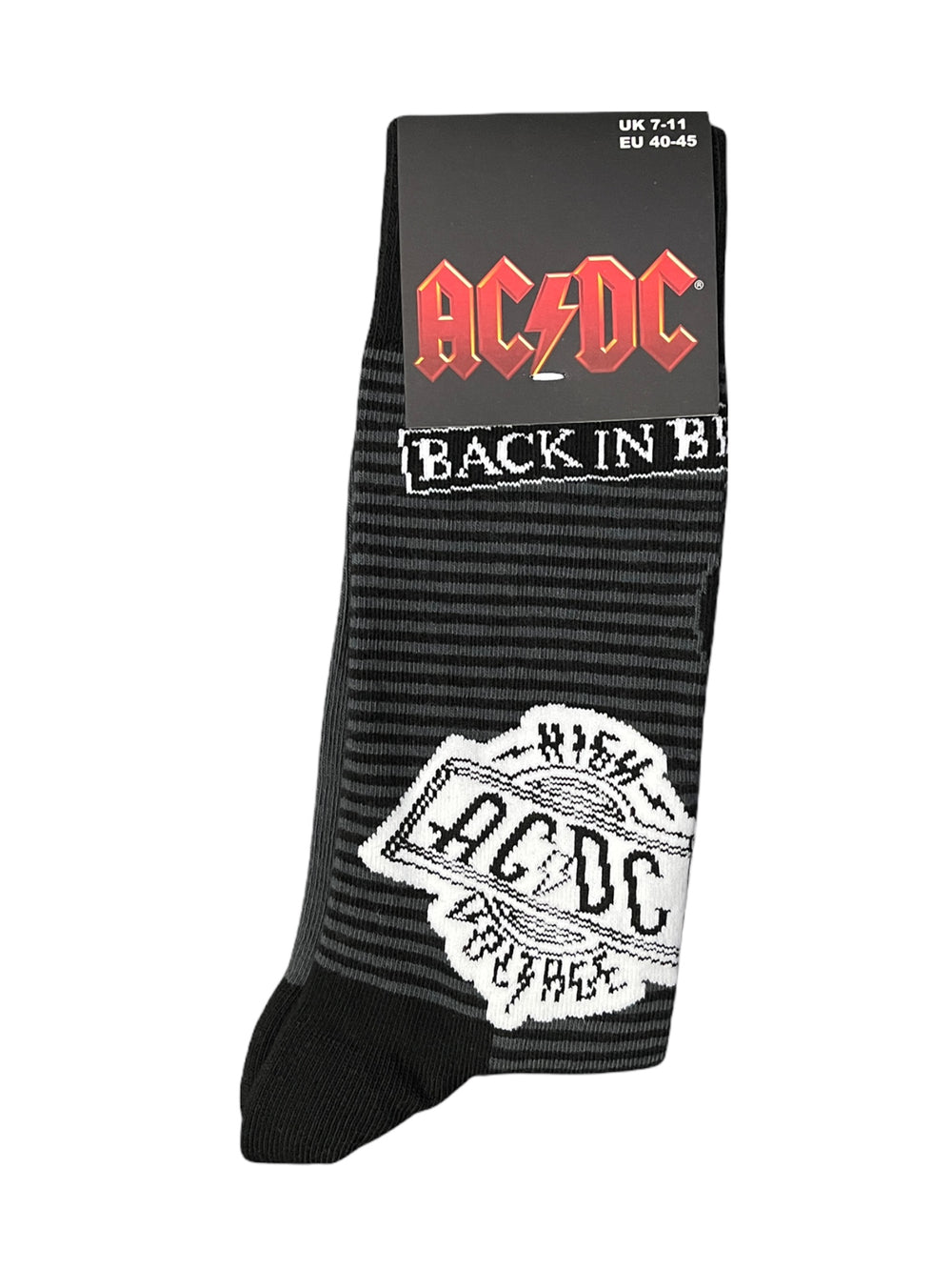 AC/DC Icons Official Product 1 Pair Jacquard Socks Brand New