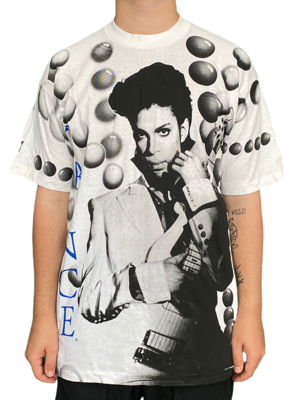 Prince – & The New Power Generation – Diamonds & Pearls Official Vintage PRN Productions Unisex T Shirt Allover Preloved: 1991