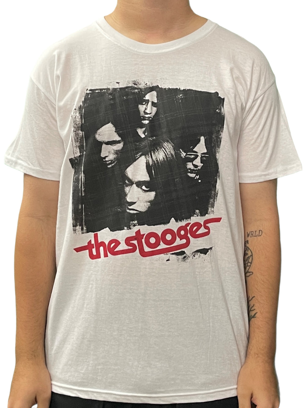 Stooges The White FACES Official Unisex T Shirt Brand New Various Sizes