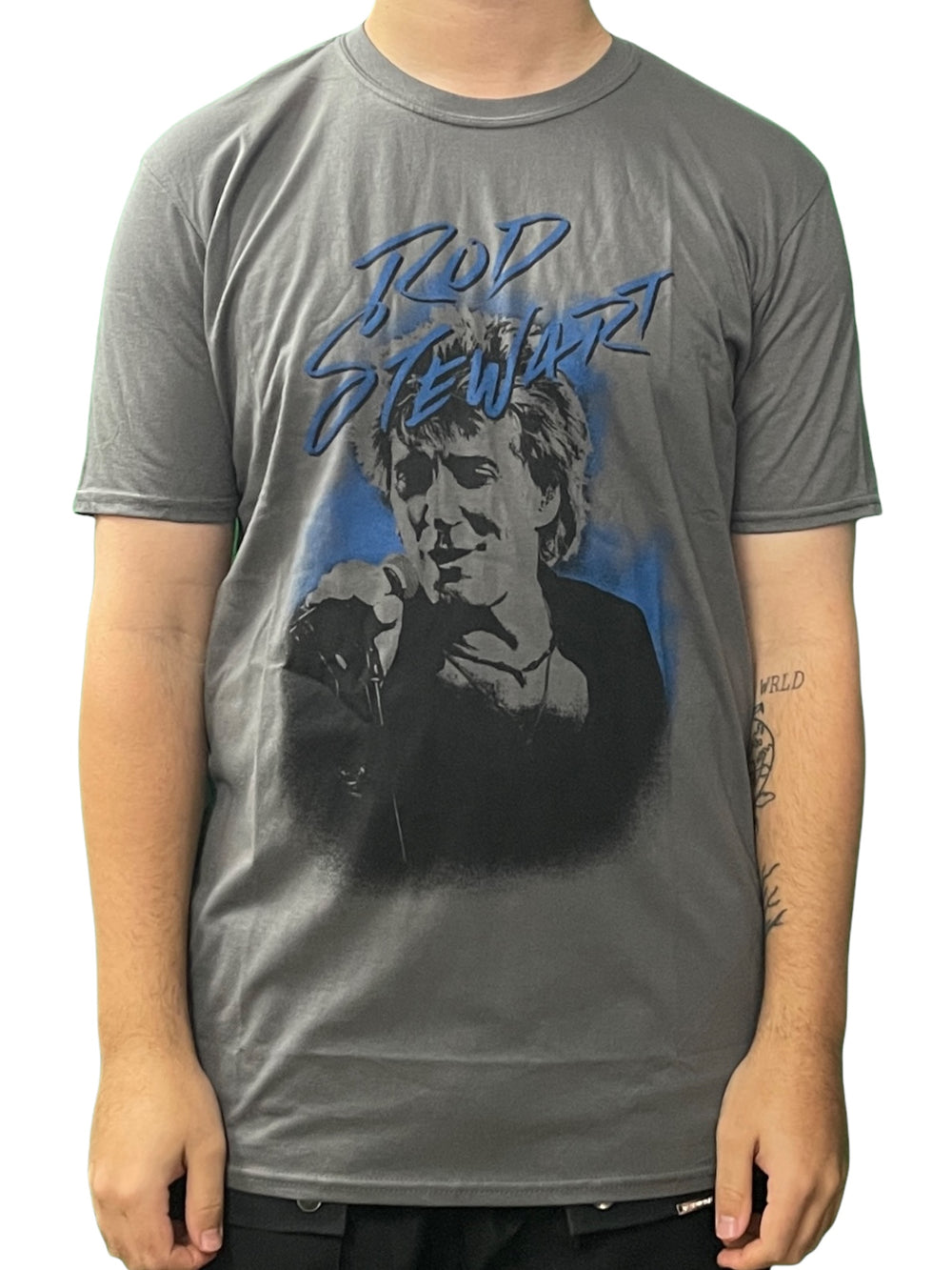 Rod Stewart Scribble Official Unisex T Shirt Brand New Various Sizes