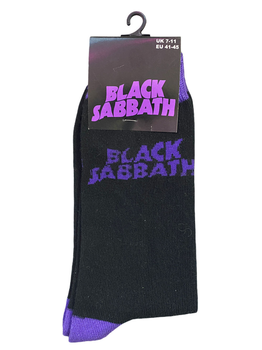 Black Sabbath Logo Official Product 1 Pair Jacquard Socks Size 7-11 UK Brand New