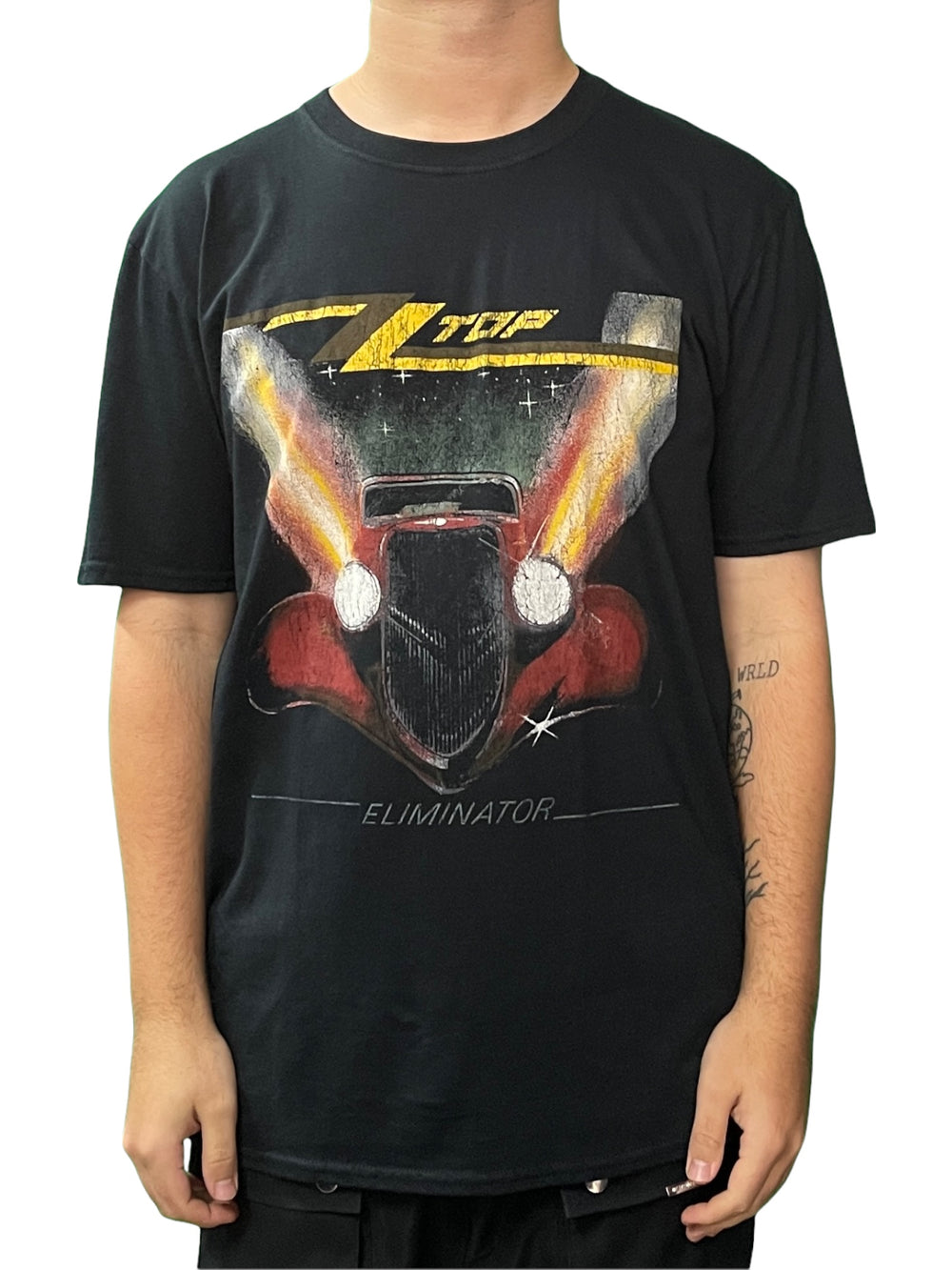 ZZ Top Eliminator Distressed Official Unisex T Shirt Brand New Various Sizes
