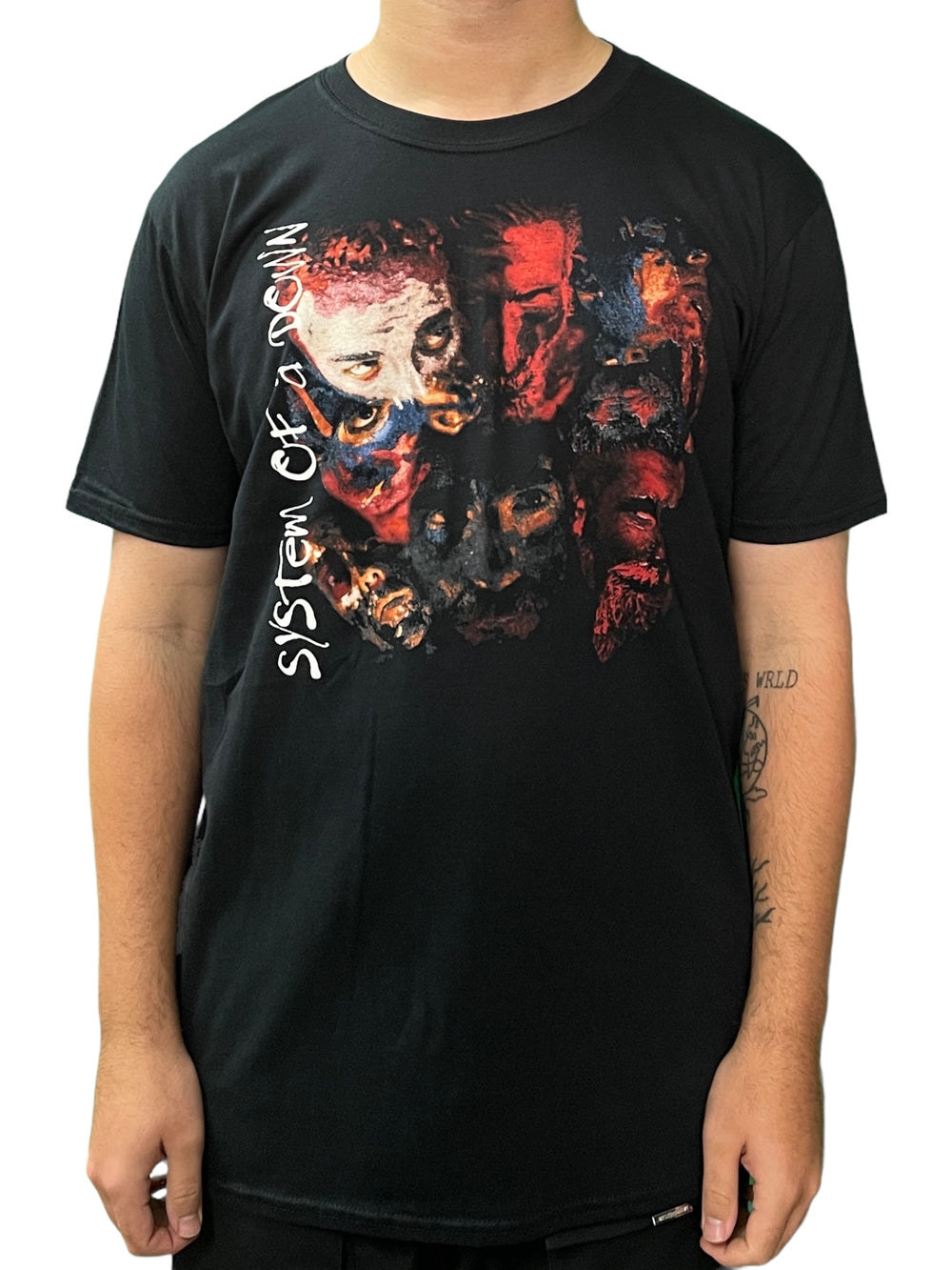 System Of A Down Painted Faces Official Unisex T Shirt Brand New Various Sizes