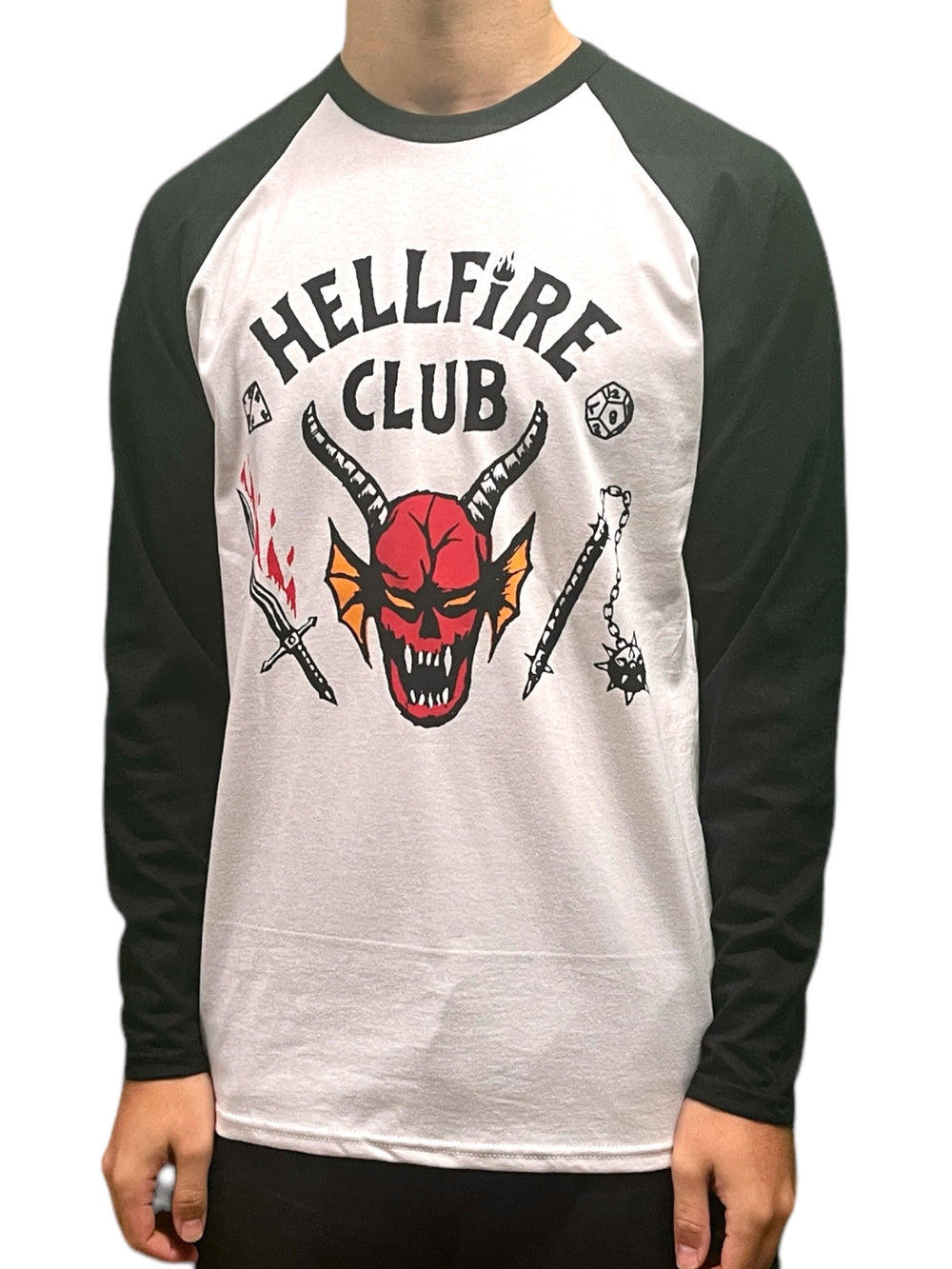 Stranger Things Hellfire Club Long Sleeved Unisex Official T Shirt Brand New Various Sizes