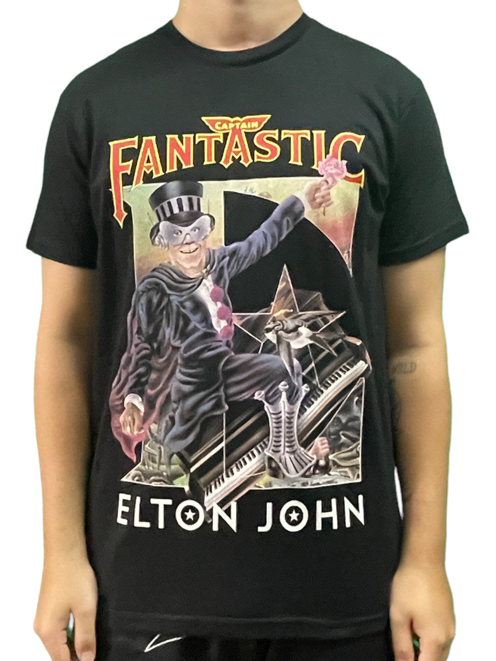 Elton John Captain Fantastic Unisex Official T Shirt Brand New Various Sizes