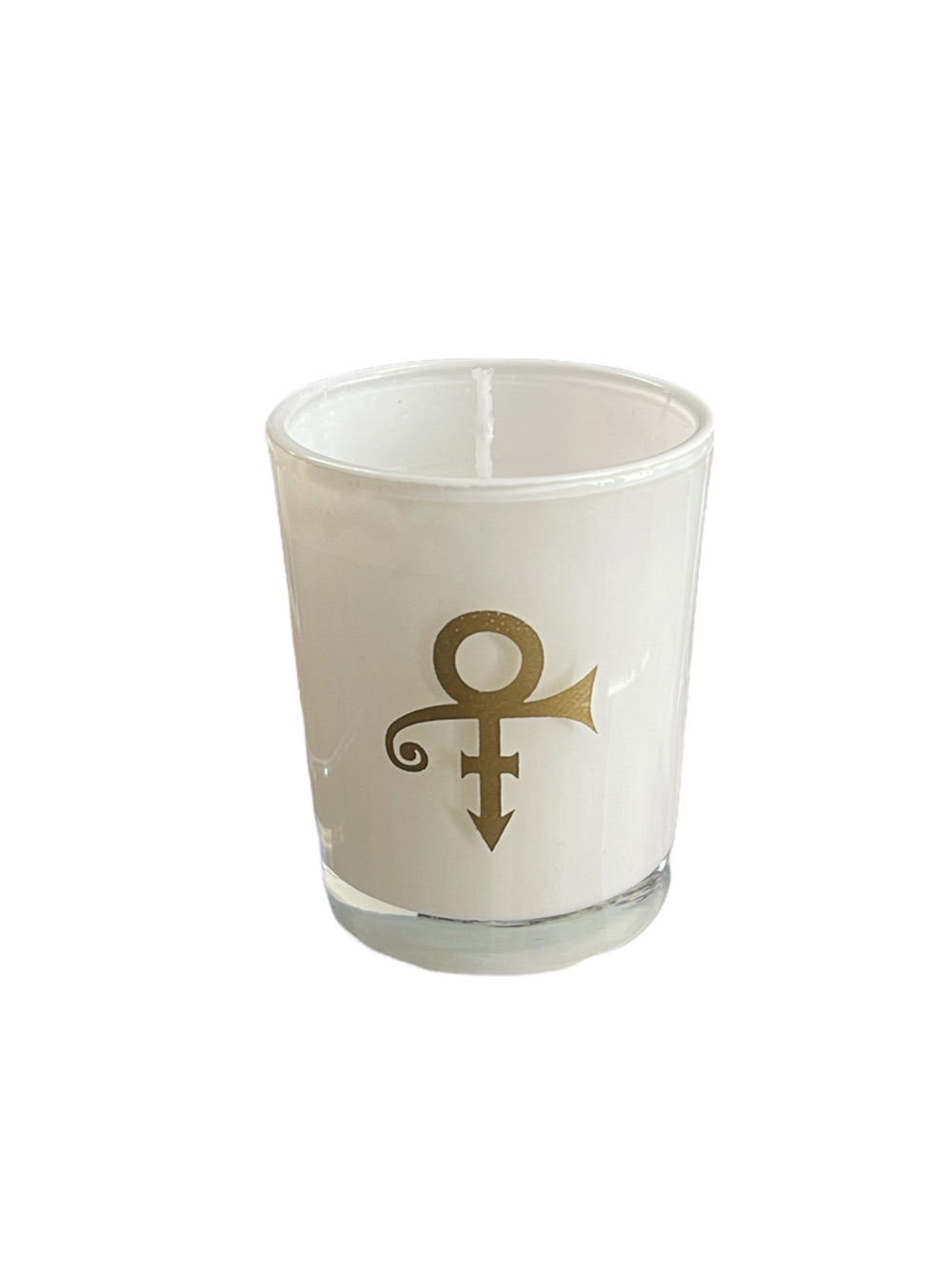 Prince – Gold Love Symbol White Candle XCLUSIVE Official Merchandise