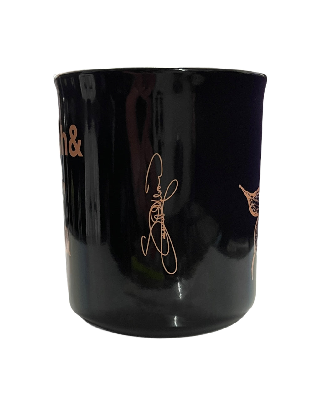 Starfish & Coffee Official Ceramic Mug Signature Peach & Black  Prince