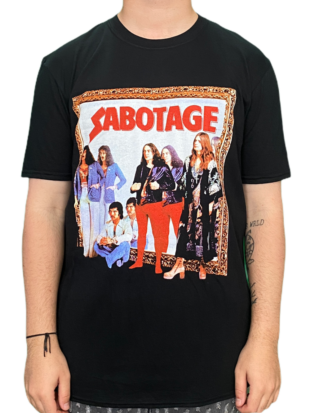 Black Sabbath Sabotage Unisex Official T Shirt Brand New Various Sizes Back Printed