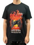 AC/DC For Those 40th Flaming Unisex Official T Shirt Various Sizes Back Printed