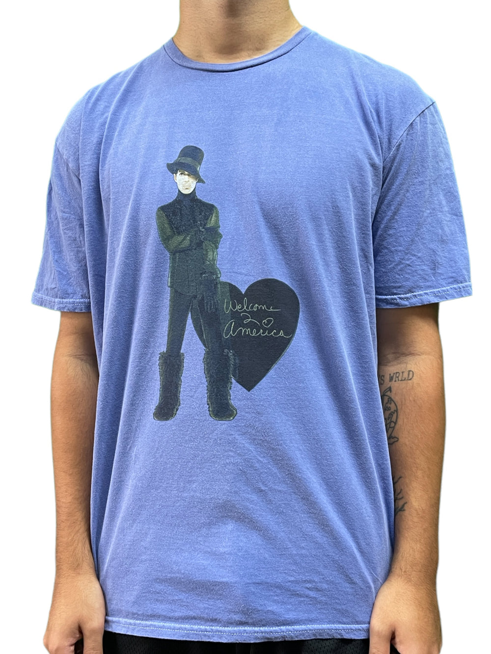 Prince – Welcome 2 America Heart Unisex Official Unisex T Shirt NEW