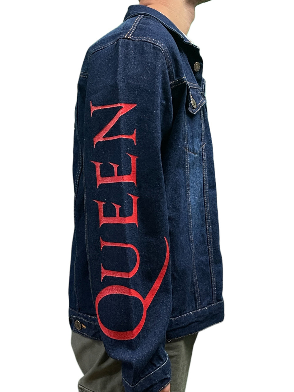 Queen Crest Denim Jacket Unisex Official  Various Sizes NEW