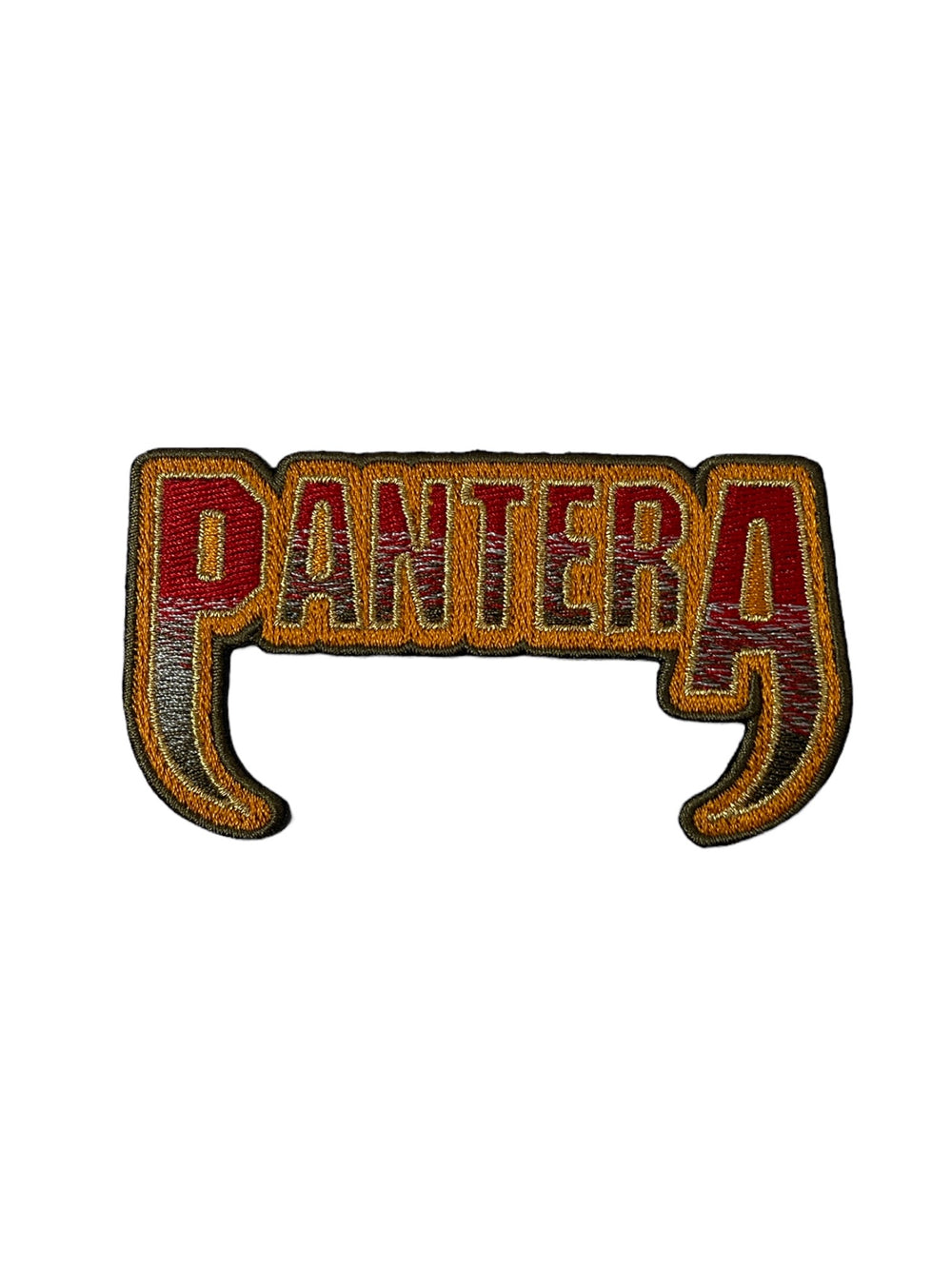Pantera Fangs Logo Glitter Effect Official Woven Patch Brand New