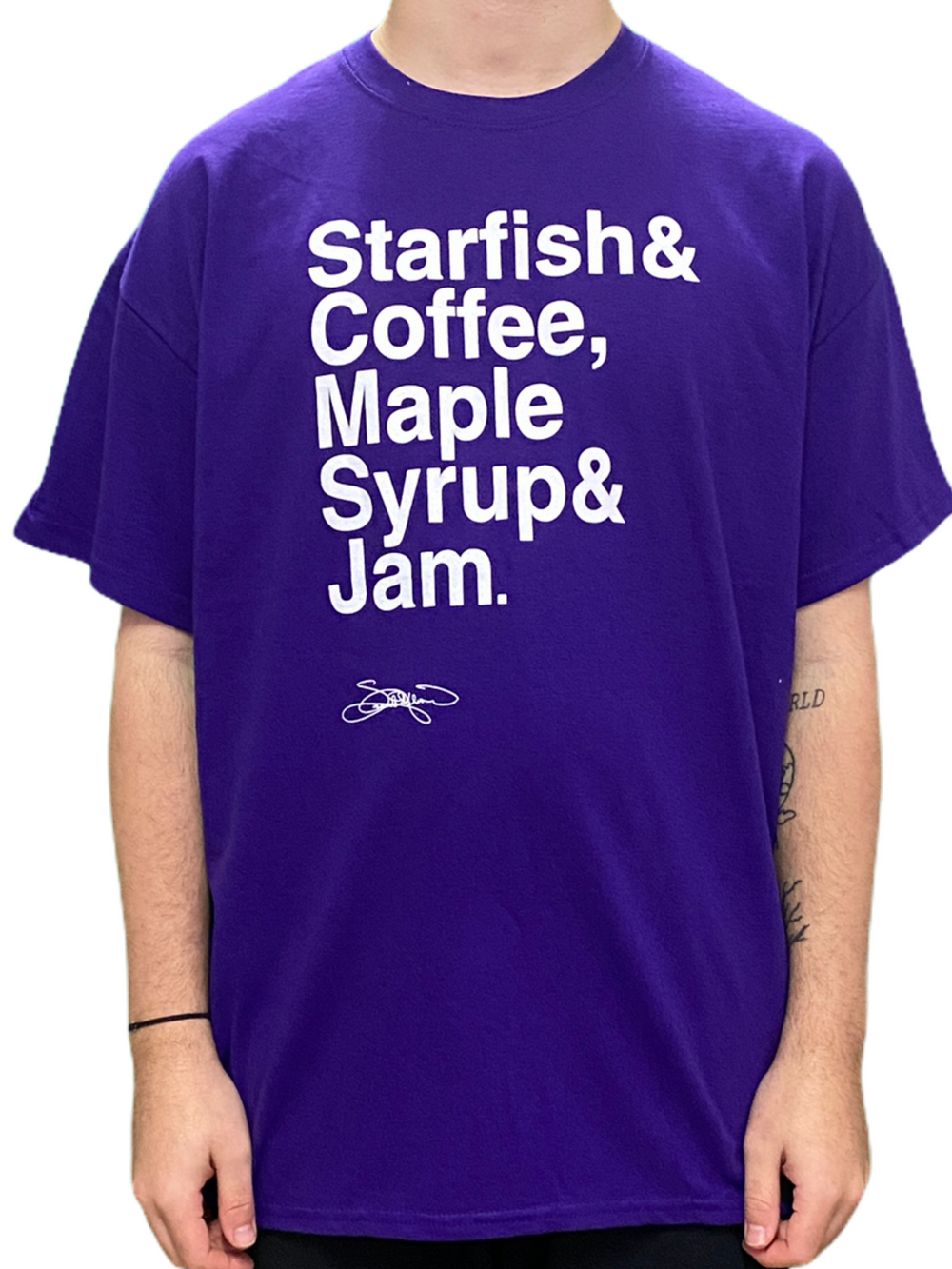 Prince – Starfish & Coffee USA Official Unisex  T-Shirt Brand New Prince PURPLE
