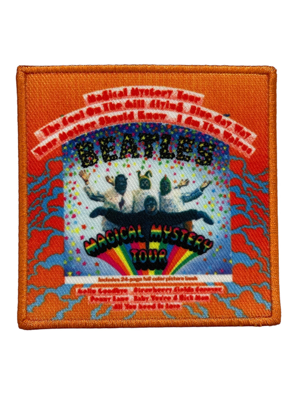 Beatles The Magical Mystery Tour Official Woven Patch Brand New